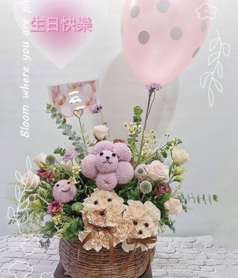 鮮花-盆花+阿娟
